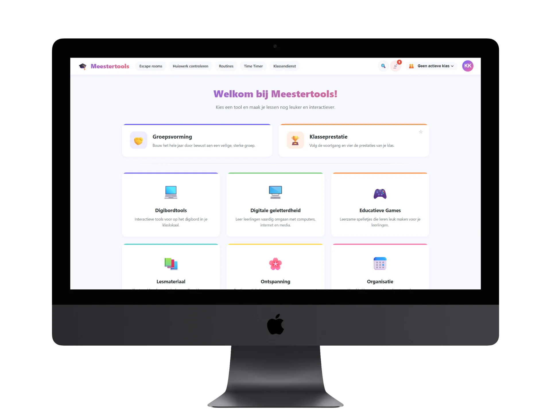De website van Leerkrachten in het basisonderwijs
