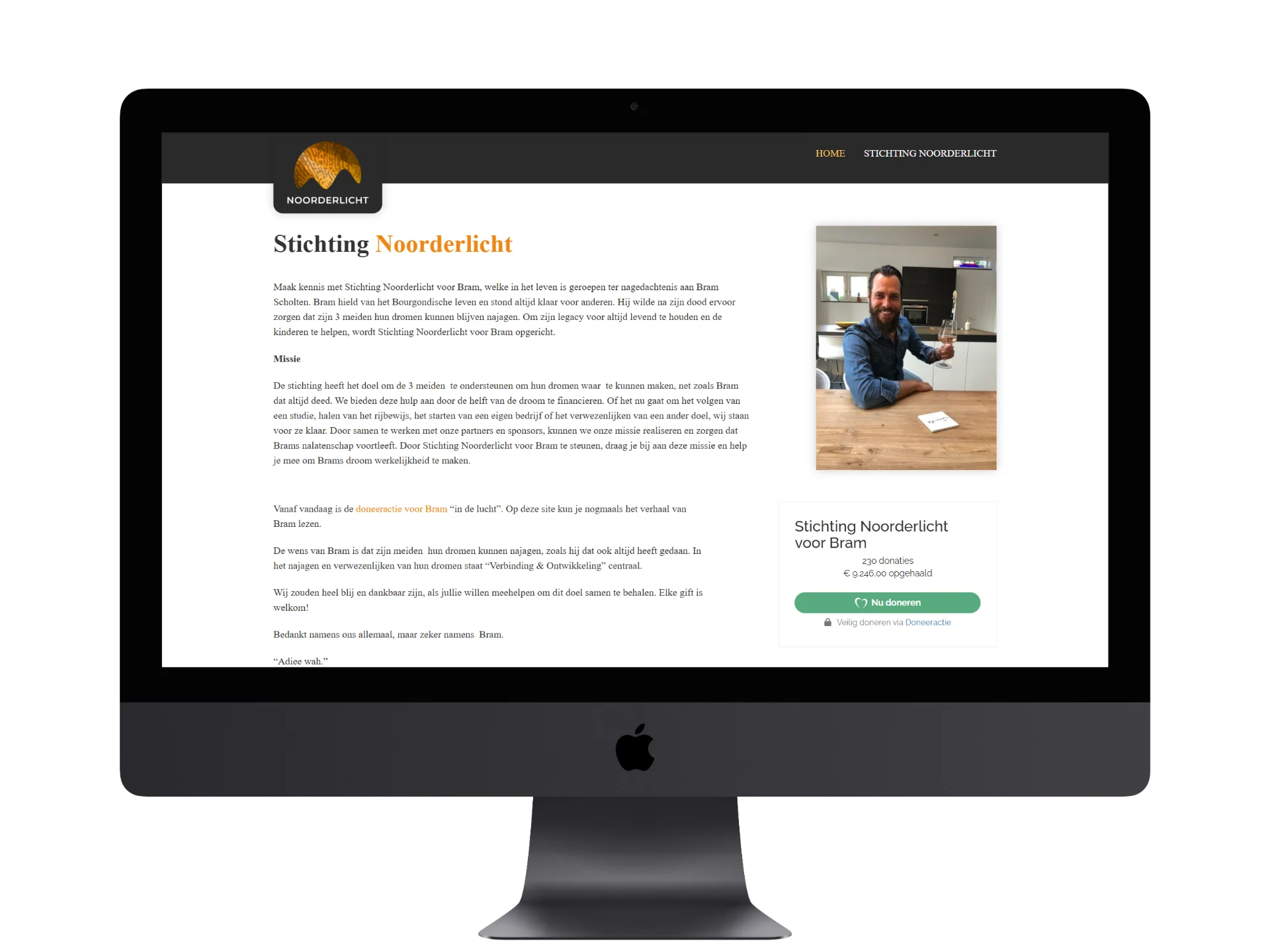 De website van Stichting Noorderlicht